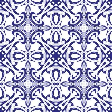 Seamless blue Stock Illustration