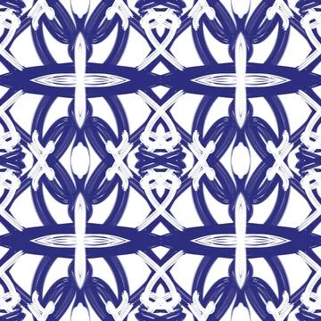 Seamless blue Stock Illustration
