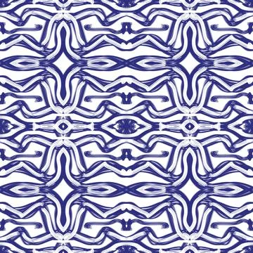 Seamless blue Stock Illustration