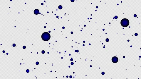Seamless Blue Particle Background with Floating Bubbles Loop Animation Stock Footage 330121446