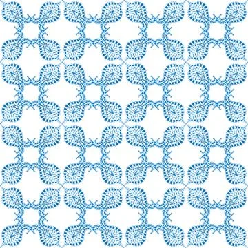 Seamless blue pattern Stock Illustration