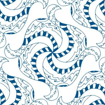 Seamless blue pattern Иллюстрация
