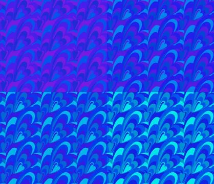 Seamless blue pattern イラスト素材