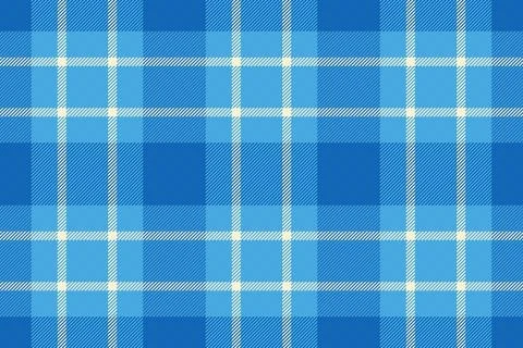 A seamless blue plaid pattern featuring a classic Scottish tartan textile des Illustrazione stock
