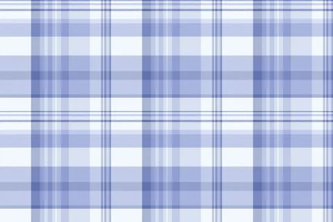 A seamless blue plaid pattern featuring a classic tartan check design. This v Illustrazione stock