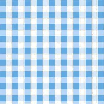 Seamless blue plaid pattern Stock Illustration