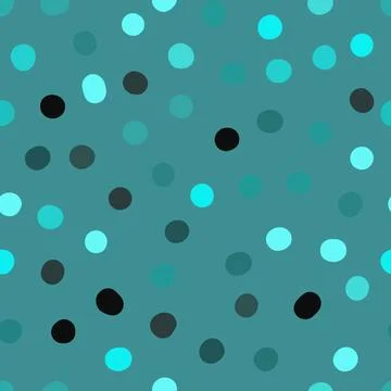 Seamless Blue polka dots pattern. Abstract background Stock Illustration