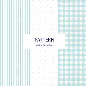 Seamless blue Polka Pattern Stock Illustration