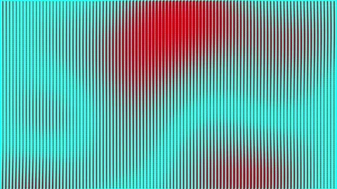 Seamless blue red zig zag zebra lined sharp mesmeric background loop. Wave .. Stock Footage 275703325