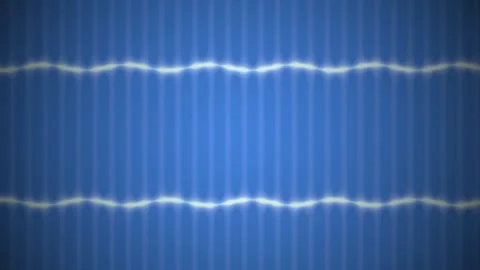 Seamless blue ripple wave background with modern vertical striped texture Stock Footage 337497730
