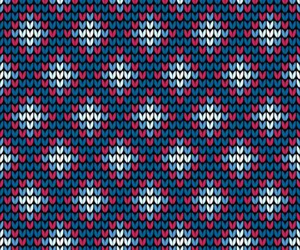 Seamless blue squares background Stock Illustration