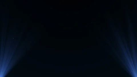 Seamless blue stage light rays loop on dark background for spotlight, cinem.. Stock Footage 339877541