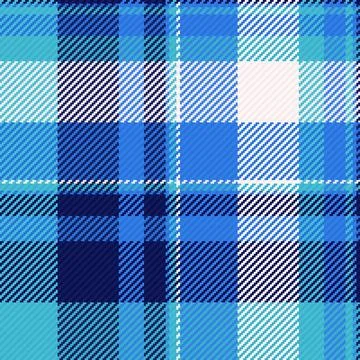 A seamless blue tartan pattern featuring a traditional textile check design.  Illustrazione stock