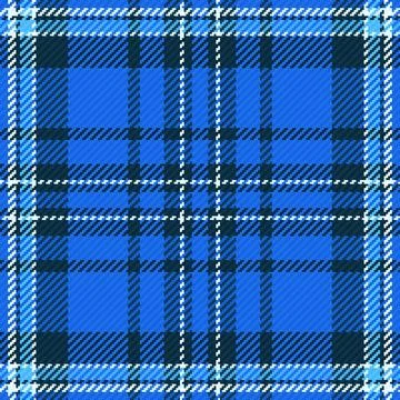 Seamless blue tartan plaid pattern vector background. Classic fabric texture  스톡 일러스트