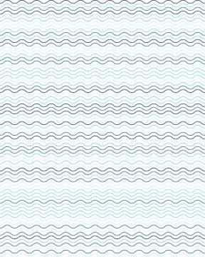 Seamless blue wavy lines Stock Illustration