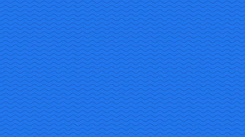 Seamless blue wavy pattern background animation Stock Footage 303142227