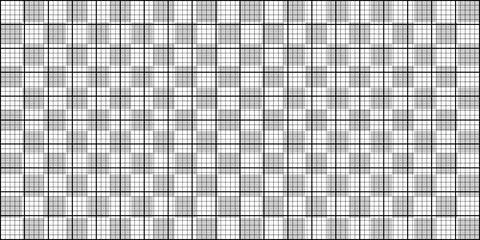 Seamless blueprint grid pattern, mathematical square coordinate paper texture Stock Illustration