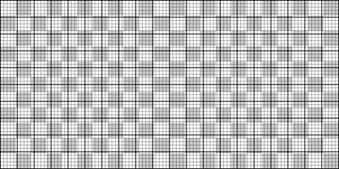 Seamless blueprint grid pattern, mathematical square coordinate paper texture Illustrazione stock