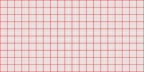 Seamless blueprint grid pattern, mathematical square coordinate paper texture Stock Illustration