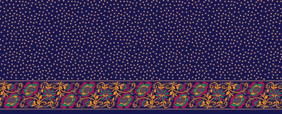 Seamless Boho / Ethnic Pattern in Vector Illustrazione stock