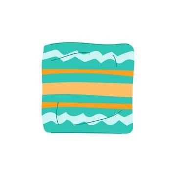 Seamless boho pillow cartoon vector illustration イラスト素材