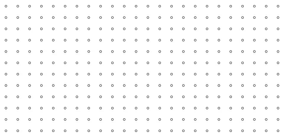 Seamless bold circle dot grid pattern background. Stock Illustration