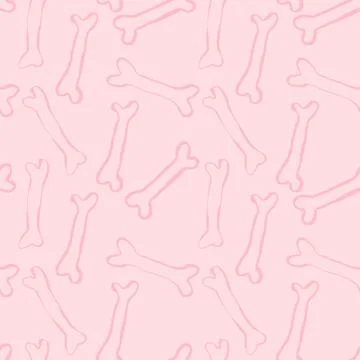 Seamless bones pattern. Pet shop vector background. Stock Illustration