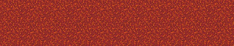 Seamless border. Dense confetti dotty paper texture background. Tiny colored Stock Illustration