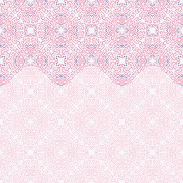 Seamless border vector ornate in Eastern style. Islam pattern 스톡 일러스트