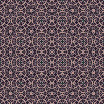 Seamless braided pattern of lines. Square abstract pattern. Woven fabric te.. 库存插图
