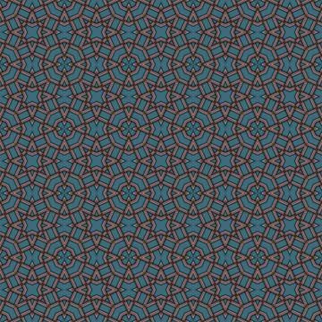 Seamless braided pattern of lines. Square abstract pattern. Woven fabric te.. 스톡 일러스트