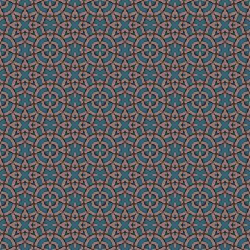 Seamless braided pattern of lines. Square abstract pattern. Woven fabric te.. Illustrazione stock