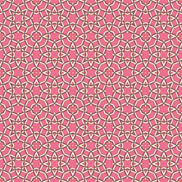 Seamless braided pattern of lines. Square abstract pattern. Woven fabric te.. Stockillustratie