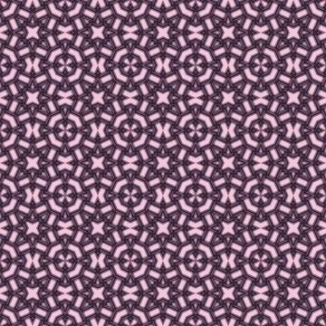 Seamless braided pattern of lines. Square abstract pattern. Woven fabric te.. イラスト素材
