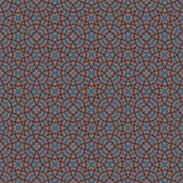 Seamless braided pattern of lines. Square abstract pattern. Woven fabric te.. イラスト素材