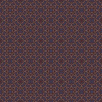 Seamless braided pattern of lines. Square abstract pattern. Woven fabric te.. 库存插图