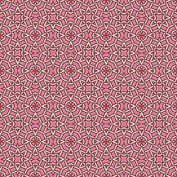 Seamless braided pattern of lines. Square abstract pattern. Woven fabric te.. Stock Illustration