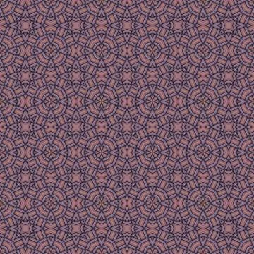Seamless braided pattern of lines. Square abstract pattern. Woven fabric te.. Stockillustratie