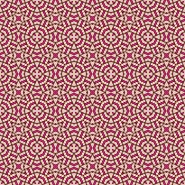Seamless braided pattern of lines. Square abstract pattern. Woven fabric te.. イラスト素材