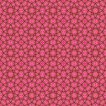 Seamless braided pattern of lines. Square abstract pattern. Woven fabric te.. イラスト素材