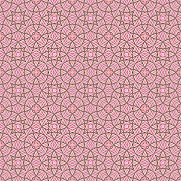 Seamless braided pattern of lines. Square abstract pattern. Woven fabric te.. Stockillustratie