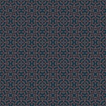 Seamless braided pattern of lines. Square abstract pattern. Woven fabric te.. Stock Photos