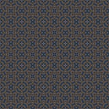 Seamless braided pattern of lines. Square abstract pattern. Woven fabric te.. 写真素材