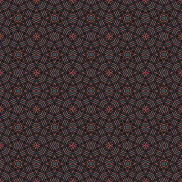 Seamless braided pattern of lines. Square abstract pattern. Woven fabric te.. 写真素材