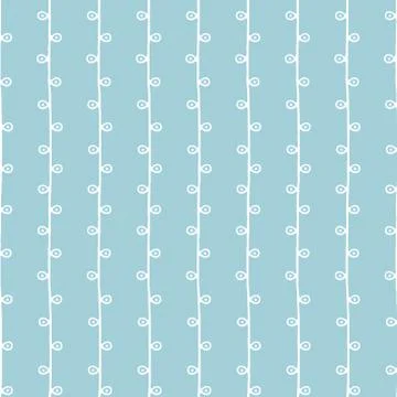 Seamless branch vector pattern. Abstract twigs background Stock Illustration