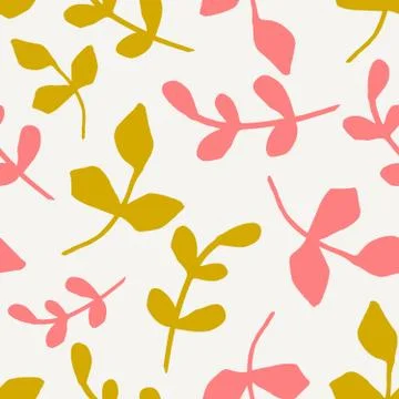 Seamless Branches Pattern Stock-Illustration