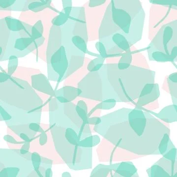 Seamless Branches Pattern Stock Illustration