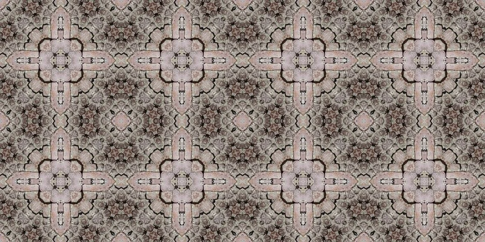 Seamless brick pattern. Brick wall texture. Mosaic kaleidoscope brick wall 스톡 일러스트