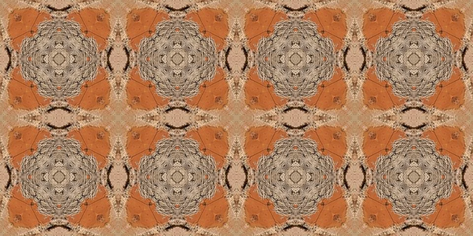Seamless brick pattern. Brick wall texture. Mosaic kaleidoscope brick wall イラスト素材