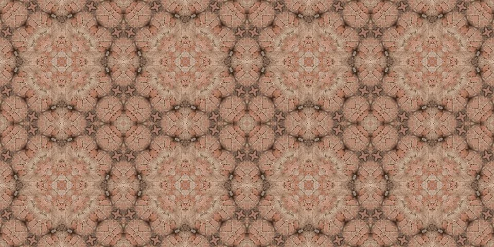 Seamless brick pattern. Brick wall texture. Mosaic kaleidoscope brick wall イラスト素材
